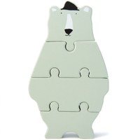Trixie Wooden Body Puzzle Κωδ 77508, 1 Τεμάχιο - Mr. Polar Bear - Ξύλινο Παιχνίδι Παζλ