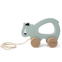Trixie Wooden Pull Along Toy Κωδ 77511, 1 Τεμάχιο - Mr. Polar Bear - Ξύλινο Παιχνίδι για τα Πρώτα Βήματα