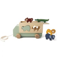 Trixie Wooden Animal Truck Κωδ 77363, 1 Τεμάχιο - Ξύλινο Παιχνίδι Φορτηγάκι με Ζωάκια