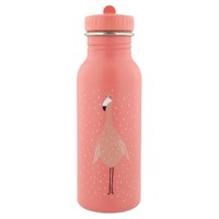 Trixie Bottle Κωδ 77311, 500ml - Mrs Flamingo - Ανοξείδωτο Παιδικό Παγουράκι με Πρακτικό Στόμιο