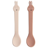Trixie Silicone Spoon 6m+ Κωδ 77829, 2 Τεμάχια - Mrs. Rabbit - Βρεφικό Σετ με Κουτάλια