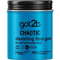 Schwarzkopf Got2b Chaotic Modelling Fibre Gum 100ml - Κρέμα Styling Μαλλιών για Ατημέλητο Look με Δυνατό Κράτημα