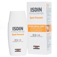Isdin Fotoultra 100 Spot Prevent Spf50+, 50ml - Αντηλιακό Προσώπου με Πολύ Υψηλή Προστασία που Προλαμβάνει τα Σημάδια που Προκαλούνται από τον Ήλιο