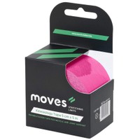 Alfacare Moves Kinesiology Tape 5cm x 5m - Ροζ - Αδιάβροχη & Ελαστική Βαμβακερή Ταινία Κινησιολογίας