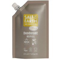 Salt Of The Earth Amber & Sandalwood Pouch Roll-On Deodorant 225ml - Refill - Ανταλλακτικό Αποσμητικό Φυσικής Προέλευσης με Άρωμα Κεχριμπάρι & Σανταλόξυλο