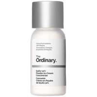 The Ordinary Sulfur 10% Powder-to-Cream Concentrate 5g - Κρέμα Κατά των Ατελειών & Μείωση Φραγμένων Πόρων & Ερυθρότητας για Καθαρή & Υγιή Επιδερμίδα