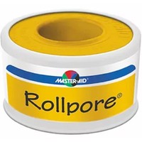 Master Aid Rollpore Adhesive Paper Bandage Tape 5m x 2.5cm 1 Τεμάχιο - Αυτοκόλλητη Χάρτινη Επιδεσμική Ταινία σε Άσπρο Χρώμα