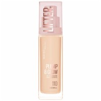 Maybelline Lifter Plump & Glow Spf15 Foundation 30ml - 110 - Ενυδατικό Foundation Μεσαίας Προστασίας, 2% Νιασιναμίδη & Υαλουρονικό Οξύ για Γεμάτη & Φωτεινή Όψη Όλη Μέρα