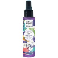 Macrovita Simply Yours Ruby Splash Pomegranate & Water Lily Body & Hair Mist 100ml - Ενυδατικό Σπρέι Σώματος & Μαλλιών με Άρωμα Ρόδι & Νούφαρο που Αποπνέει Ζωντάνια & Αυτοπεποίθηση