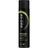Syoss Hairspray Strong Επαγγελματικό Δυνατό Κράτημα 48ωρης Διάρκειας για Μαλλιά Ανάλαφρα Χωρίς να Βαραίνουν 400ml