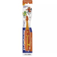 Elgydium Kids 2-6 Years Dragon Souple Soft Toothbrush 1 Τεμάχιο - Κόκκινο - Μαλακή Οδοντόβουρτσα για Παιδιά 2 εώς 6 Χρονών