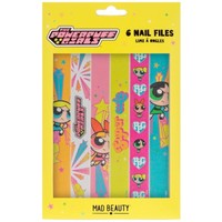 Mad Beauty Disney Powerpuff Girls Super Cute Nail Files 4 Τεμάχια - Λίμες Νυχιών Διπλής Όψης Εμπνευσμένο από το Χαρακτήρα Powerpuff Girls της Disney