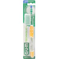 Gum Technique+ Medium Toothbrush Κίτρινο 1 Τεμάχιο, Κωδ 492 - Χειροκίνητη Οδοντόβουρτσα με Μέτριες Ίνες