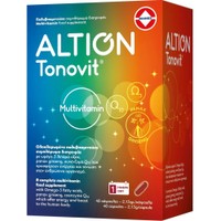 Altion Tonovit Multivitamin 40caps - Συμπλήρωμα Διατροφής Πολυβιταμινών, Μετάλλων & Ιχνοστοιχείων για Τόνωση & Ενέργεια