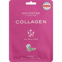 Kocostar Collagen Face Mask Κωδ 5600, 1 Τεμάχιο - Εμποτισμένη Μάσκα Αναζωογόνησης για Όλους τους Τύπους Δέρματος