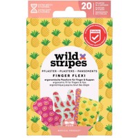 Wild Stripes Kids Finger Stripes 20 Τεμάχια - Υποαλλεργικά Αυτοκόλλητα Παιδικά Επιθέματα για την Κάλυψη & Προστασία Μικρών Πληγών Φιλικά με την Επιδερμίδα για Βέλτιστη Επούλωση