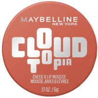 Maybelline Cloudtopia Cheek & Lip Mousse 5g - 12 Toasted Sky - Ματ Μούς για τα Μάγουλα & Χείλη με Ανάλαφρη Υφή & Πλούσιο Χρώμα