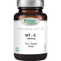 Power Health Platinum Range Vit-C 1000mg 60tabs - Συμπλήρωμα Διατροφής με Βιταμίνη C Βραδείας Αποδέσμευσης για ένα Υγιές Ανοσοποιητικό Σύστημα