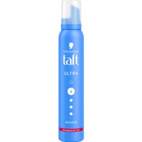 Schwarzkopf Taft Ultra 4 Mousse Strengthened Hair 200ml - Αφρός για Δυνατά Μαλλιά & Κράτημα Μεγάλης Διάρκειας