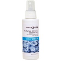 Macrovita Breeze Natural Crystal Deodorant Spray 100ml - Φυσικός Αποσμητικός Κρύσταλλος με Αιθέριο Άρωμα Θαλασσινής Αύρας