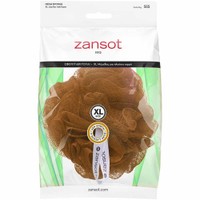 Zansot Mesh Sponge Extra Large 1 Τεμάχιο - Καφέ - Σφουγγάρι Τούλι για Αίσθηση Απαλότητας & Αναζωογόνησης