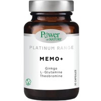 Power Health Platinum Range Memo+ 30caps - Συμπλήρωμα Διατροφής για την Ενίσχυση της Μνήμης & της Εγκεφαλικής Λειτουργίας