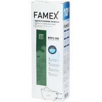 Famex Particle Filtering Half Mask FFP2 NR Πράσινο 10 Τεμάχια - Μάσκες Υψηλής Προστασίας Προδιαγραφών FFP2 NR μίας Χρήσης