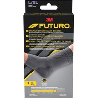 3M Futuro Premium Compression Ankle Sleeve Κωδ 49005, 1 Τεμάχιο - L/XL - Επιστραγαλίδα Συμπίεσης που Βοηθάει στην Ανακούφιση από τη Δυσκαμψία των Μυών, των Αρθρώσεων, τον Πόνο & το Πρήξιμο