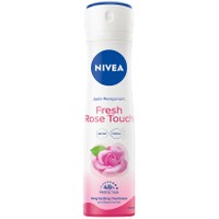 Nivea Fresh Rose Touch 48h Anti-Perspirant Spray 150ml - Γυναικείο Αποσμητικό Spray για 48ωρη Προστασία με Άρωμα Τριαντάφυλλο