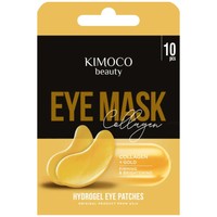 Kimoco Beauty Firming & Brightening Gold & Collagen Eye Mask 10 Τεμάχια - Μάσκα Ματιών για Σύσφιξη & Λάμψη με Κολλαγόνο & Κολλοειδή Χρυσό