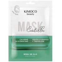 Kimoco Beauty Calming & Hydrating Centella Asiatica & Trehalose Face Sheet Mask 23ml - Καταπραϋντική & Ενυδατική Μάσκα Προσώπου με Εκχύλισμα Ελαίου Σεντέλλα & Τρεχαλόζη