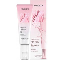 Kimoco Glass Skin Spf50+ Luminous Dew Cream 50ml - Κρέμα Προσώπου Ημέρας Υψηλής Προστασίας Κατάλληλη για Ενυδάτωση & Λάμψη με Νιασιναμίδη & Πεπτίδια