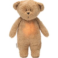 Moonie The Professional Baby Sleep Aid Humming Bear Κωδ M-CAN, 1 Τεμάχιο - Cappuccino - Επαναφορτιζόμενο Βοήθημα Ύπνου Από Οργανικό Βαμβάκι με Αισθητήρα Κλάματος & Φωτισμό