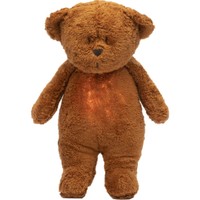 Moonie The Professional Baby Sleep Aid Humming Bear Κωδ N-GRN, 1 Τεμάχιο - Caramel - Επαναφορτιζόμενο Βοήθημα Ύπνου Από Οργανικό Βαμβάκι με Αισθητήρα Κλάματος & Φωτισμό