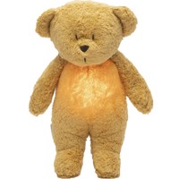 Moonie The Professional Baby Sleep Aid Humming Bear Κωδ M-HON, 1 Τεμάχιο - Honey - Επαναφορτιζόμενο Βοήθημα Ύπνου Από Οργανικό Βαμβάκι με Αισθητήρα Κλάματος & Φωτισμό