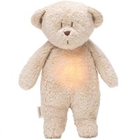 Moonie The Ultimate 8 in 1 Baby Sleep Aid Κωδ M-MSA2, 1 Τεμάχιο - Sand Bear - Επαναφορτιζόμενο Βοήθημα Ύπνου με Ηχογράφηση & Αισθητήρα Κλάματος από Οργανικό Βαμβάκι