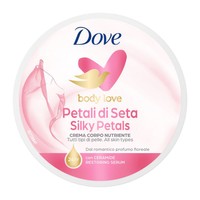 Dove Body Love Silky Petals Body Cream 300ml - Ενυδατική Κρέμα Σώματος με 24ωρη Διάρκεια