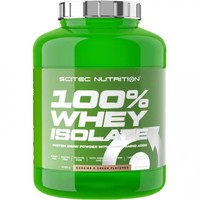 Scitec Nutrition 100% Whey Isolate 2000g - Cookies & Cream - Συμπλήρωμα Διατροφής Πρωτεΐνης Γάλακτος με Προσθήκη Αμινοξέων