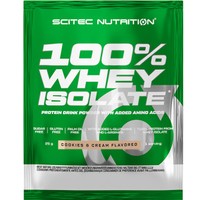 Scitec Nutrition 100% Whey Isolate Protein 25g - Cookies & Cream Flavored - Συμπλήρωμα Διατροφής με 100% Υδρολυμένη Πρωτεΐνη Ορού Γάλακτος & Προσθήκη Αμινοξέων
