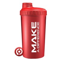 Scitec Nutrition Shaker 700ml - Κόκκινο - Make A Difference - Shaker Πρωτεΐνης Πλαστικό