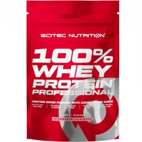 Scitec Nutrition 100% Whey Protein Professional 1000g - Strawberry - Συμπλήρωμα Διατροφής με Καθαρή Πρωτεΐνη Ορού Γάλακτος Εμπλουτισμένη με Αμινοξέα