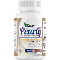 AMS Pearly 60caps - Συμπλήρωμα Διατροφής Φόρμουλας Γλουταθειόνης, Βιταμίνης C & Εκχυλίσματος Βοτάνων που Βοήθα το Δέρμα να Αποκτήσει Λάμψη, Ζωντανό Χρώμα & να Περιορίσει τις Σκούρες Κηλίδες