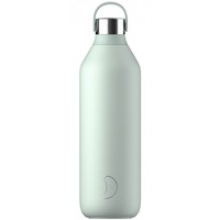 Chilly's Series 2 Bottle 1Lt - Lichen Green - Ανοξείδωτο Θερμός για Ζεστά & Κρύα Ροφήματα