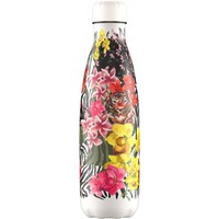 Chilly's Tropical Bottle 500ml, Κωδ 22597 - Hibiscus Tigers - Ανοξείδωτο Μπουκάλι Θερμός με Σχέδιο