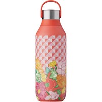 Chilly's Series 2 Liberty Bottle 500ml, Κωδ 22630 - Poppy Trelis - Ανοξείδωτο Μπουκάλι Θερμός με Σχέδιο