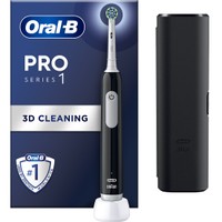 Oral-B Pro Series 1 Electric Toothbrush with Travel Case 1 Τεμάχιο - Μαύρο - Ηλεκτρική Οδοντόβουρτσα με Χρονοδιακόπτη & Θήκη Ταξιδίου