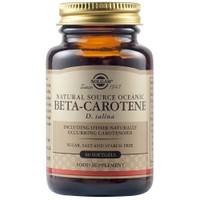 Solgar Natural Source Oceanic Beta Carotene 60 Softgels - Συμπλήρωμα Διατροφής με Βήτα Καροτίνη με Ισχυρές Αντιοξειδωτικές Ιδιότητες & Αντιμετώπιση Εκφυλιστικών Παθήσεων της Όρασης