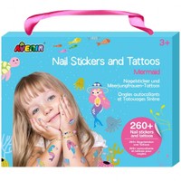 Avenir Nail Sticker & Tattoos Mermaid 3+ Years 1 Τεμάχιο, Κωδ 60750 - Παιδικά Αυτοκόλλητα & Προσωρινά Τατουάζ