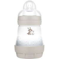 Mam Easy Start Anti-Colic 0m+ Γκρι 160ml, Κωδ 350S - Μπιμπερό Πολυπροπυλενίου με Θηλή Σιλικόνης & Σύστημα Κατά των Κολικών