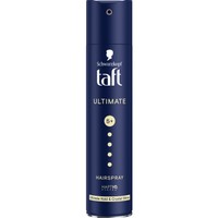 Schwarzkopf Taft Ultimate 5+ Hairspray Ultimate Hold & Crystal Shine 250ml - Λακ για Απόλυτο Κράτημα & Λαμπερή Κρυστάλλινη Λάμψη, Κατάλληλη για Όλους τους Τύπους Μαλλιών